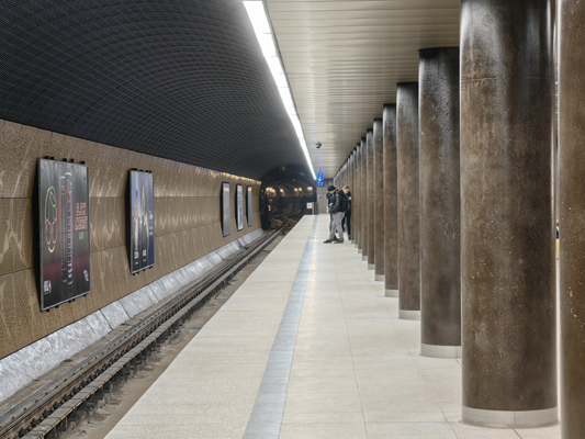 Budapest, M3 metró, Ferenciek tere, bélyegkép