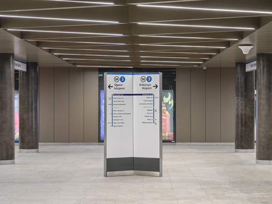 Budapest, M3 metró, Ferenciek tere, bélyegkép
