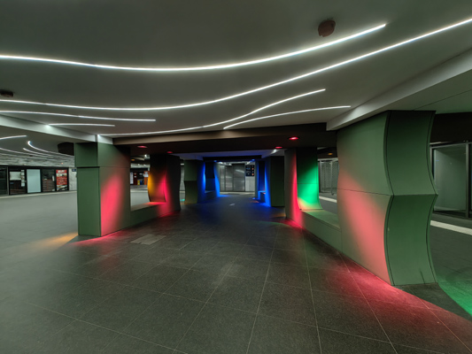 Budapest, M3 metró, Ferenciek tere, bélyegkép