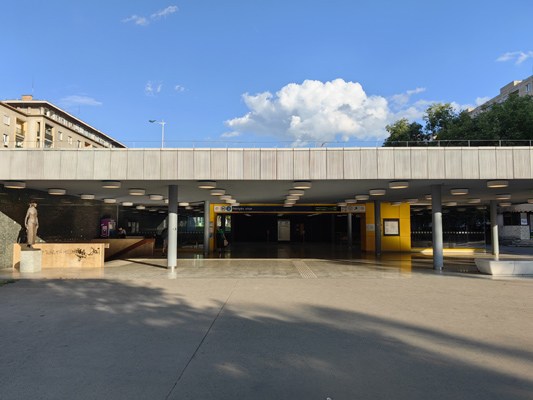 Budapest, M3 metró, Pöttyös utca, bélyegkép