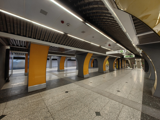 Budapest, M3 metró, Kálvin tér, M3-M4 metró, átszállás, bélyegkép