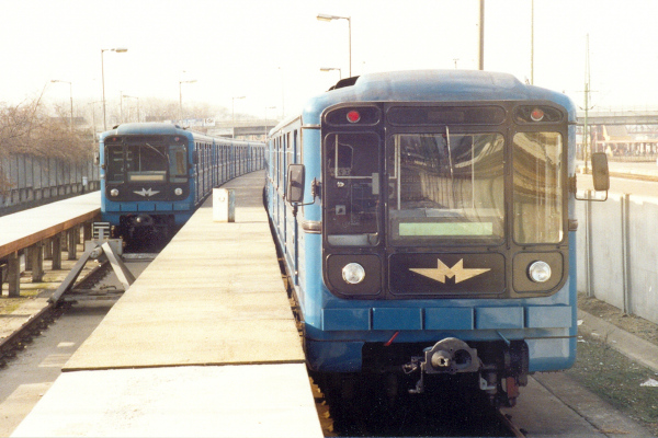 Budapest, M3 metró, Kőbánya-Kispest, kihúzó, bélyegkép