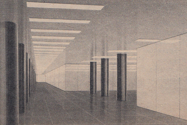 Budapest, M3 metró, Semmelweis Klinikák, látványterv, bélyegkép