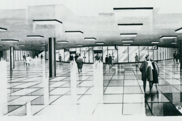 Budapest, M3 metró, Nagyvárad tér, látványterv, bélyegkép