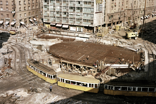 Budapest, M2 metró építése, bélyegkép