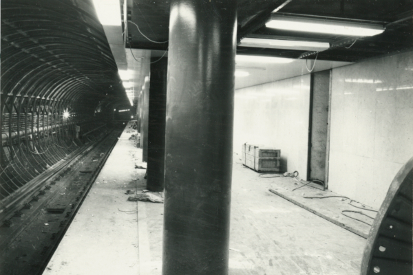 Budapest, M3 metró, építés, bélyegkép