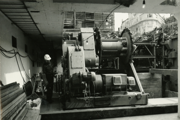 Budapest, M3 metró, építés, bélyegkép