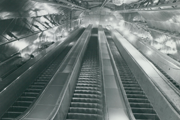 Budapest, M3 metró, építés, bélyegkép