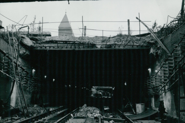 Budapest, M3 metró, építés, bélyegkép