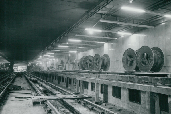 Budapest, M3 metró, építés, bélyegkép