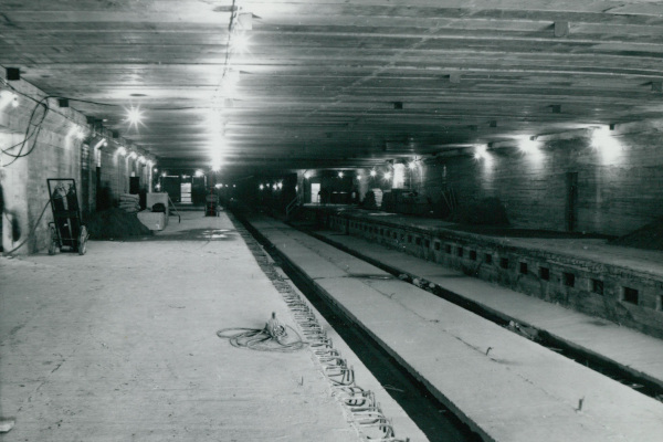 Budapest, M3 metró, építés, bélyegkép