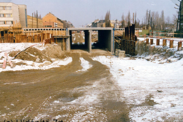 Budapest, M3 metró, építés, bélyegkép