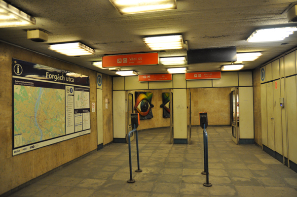 Budapest, M3 metró, Forgách utca, bélyegkép
