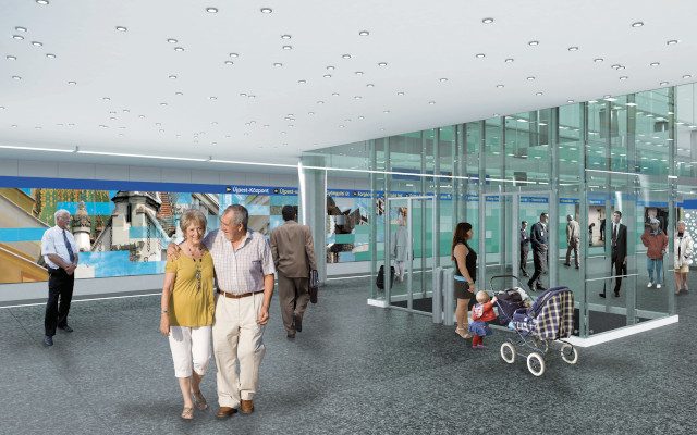 Budapest, M3 metró, Nagyvárad tér, Auth Design látványterv, bélyegkép