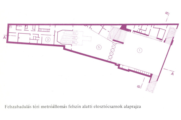 Budapest, M3 metró, Ferenciek tere, aluljáró, bélyegkép