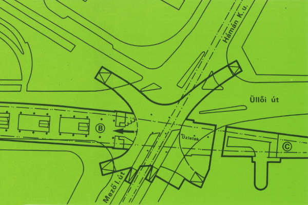 Budapest, M3 metró, Nagyvárad tér, aluljáró, bélyegkép