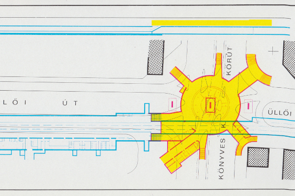 Budapest, M3 metró, Népliget, helyszínrajz, bélyegkép