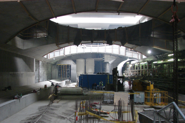 Budapest, M4 metró, Kálvin tér, bélyegkép