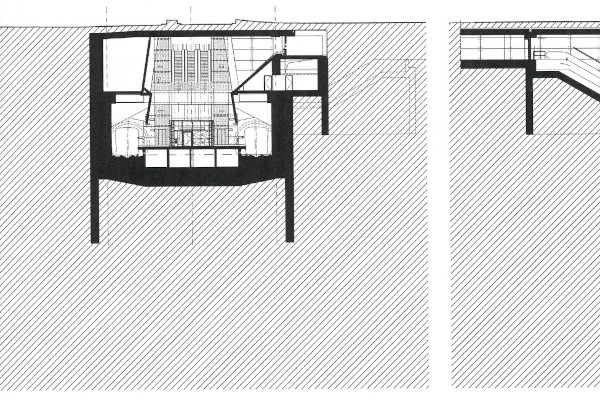 Budapest, M4 metró, Keleti pályaudvar, keresztmetszet, bélyegkép
