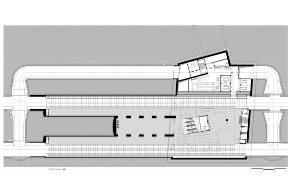 Budapest, M4 metró, Fővám tér, alaprajz, bélyegkép