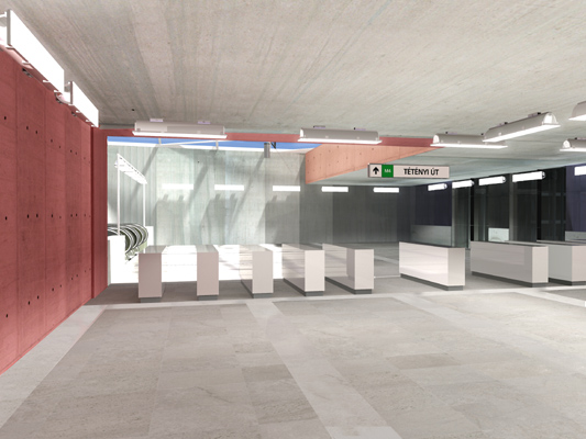 Budapest, M4 metró, Bikás park, Palatium Stúdió látványterv, bélyegkép