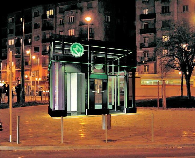 Budapest, M4 metró, Auth Design, láványterv, bélyegkép