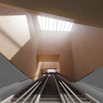 Budapest, M5 metró, Boráros tér, látványterv, bélyegkép