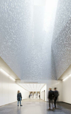 Budapest, M5 metró, Kálvin tér, látványterv, bélyegkép