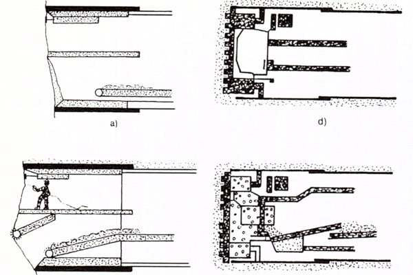 Budapest, metróépítés, fúrópajzs, bélyegkép