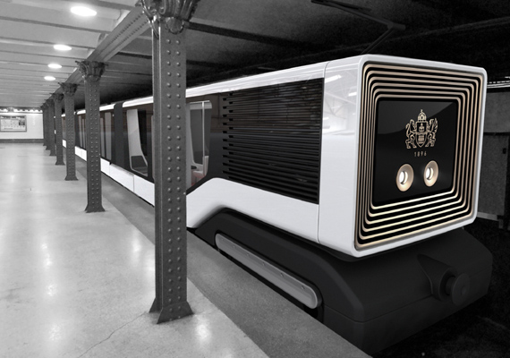 Budapest, M1 metró, tervezett jármű látványterv, Kukorelli Péter