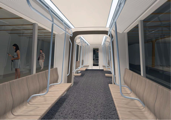 Budapest, M1 metró, tervezett jármű látványterv, Szentpéteri Tibor