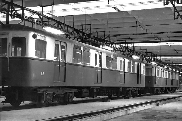 Budapest, Ganz P, prototípus metró jármű, bélyegkép