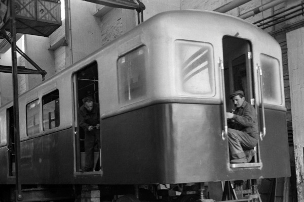 Budapest, Ganz P, prototípus metró jármű, bélyegkép