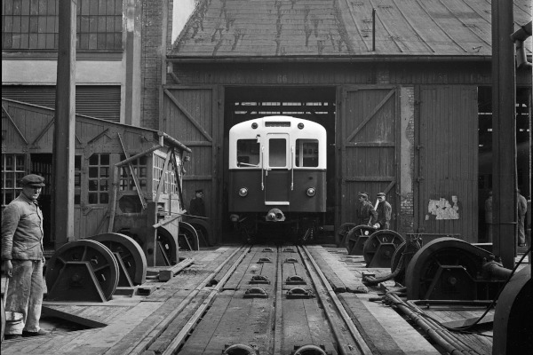 Budapest, Ganz P, prototípus metró jármű, bélyegkép