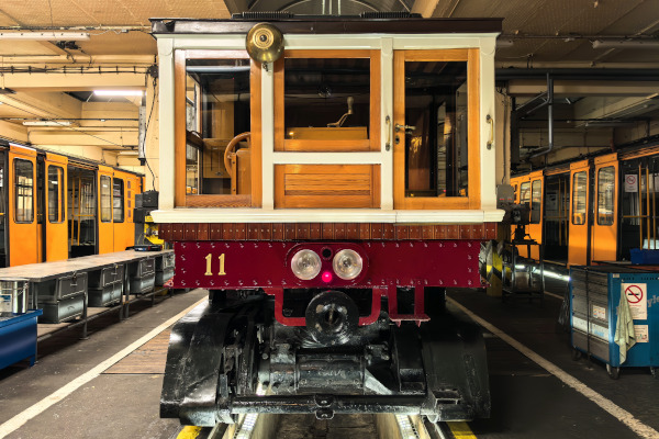 Budapest, MFAV, Schlick járművek, bélyegkép