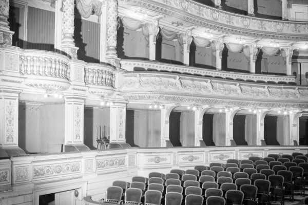 Budapest, Blaha Lujza tér, lebontott Nemzeti Színház, bélyegkép