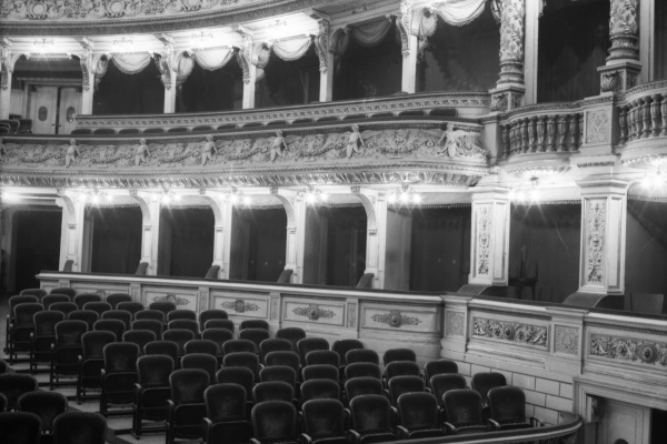 Budapest, Blaha Lujza tér, lebontott Nemzeti Színház, bélyegkép