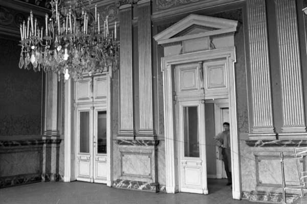 Budapest, Blaha Lujza tér, lebontott Nemzeti Színház, bélyegkép