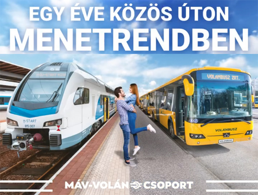 MÁV, Volánbusz bélyegkép