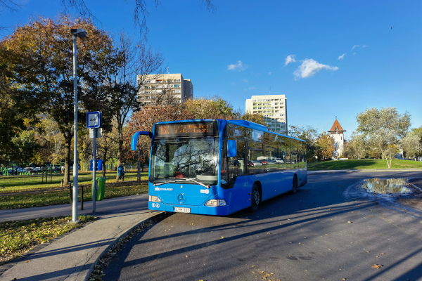 Békásmegyer, 160-as busz, bélyegkép