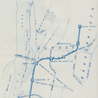 Budapest, M3 metró, meghosszabbítás, térkép