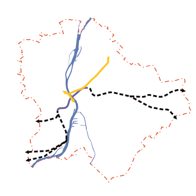 Budapest, M4 metró, alternatívák, térkép, VEKE