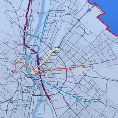 M5 metró térkép ATV