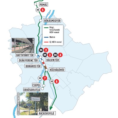 M5 metró térkép Metropol
