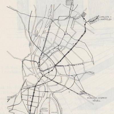 A budapesti metró feljesztésének terve