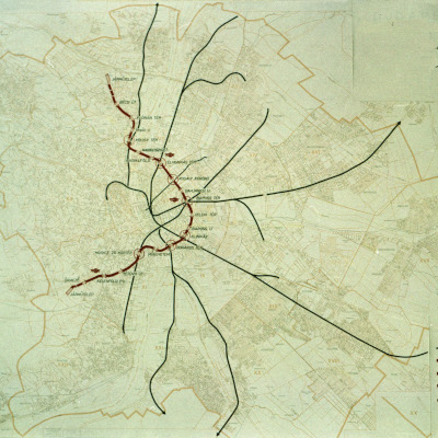 Budapest M5 metró térkép, Főmterv