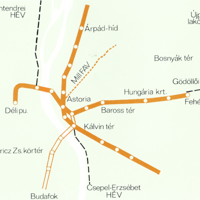 A budapesti metró kelet-nyugati vonala