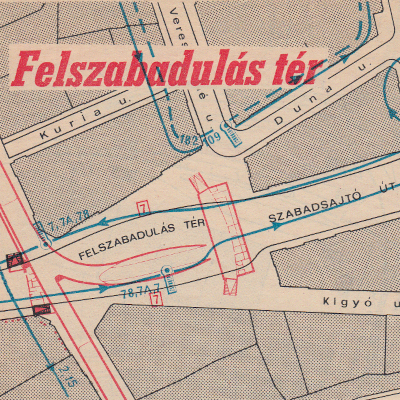 Budapest, M3 metró, Ferenciek tere, térkép