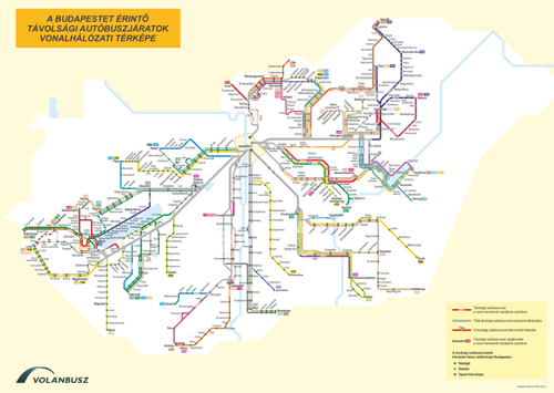 Volánbusz térkép bélyegkép