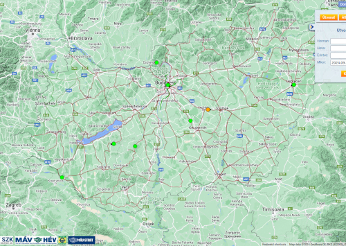 Vonatinfo térkép bélyegkép